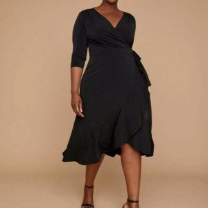 NWT LANE BRYANT Faux Wrap Dress Size 18/20